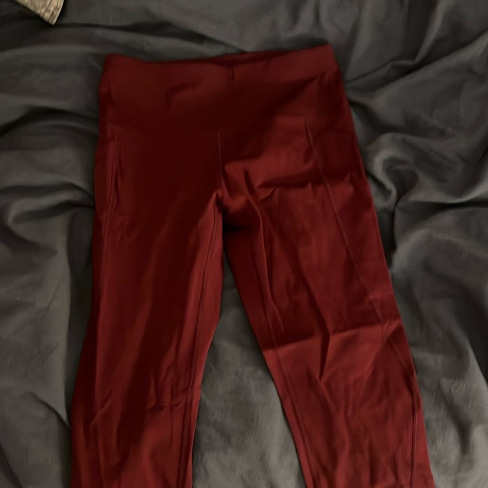 Never worn Red Leggings